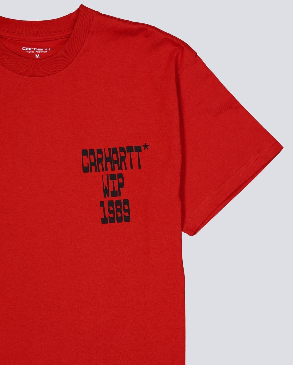 Camiseta Carhart Wip Blocks T-Shirt Rojo Unisex