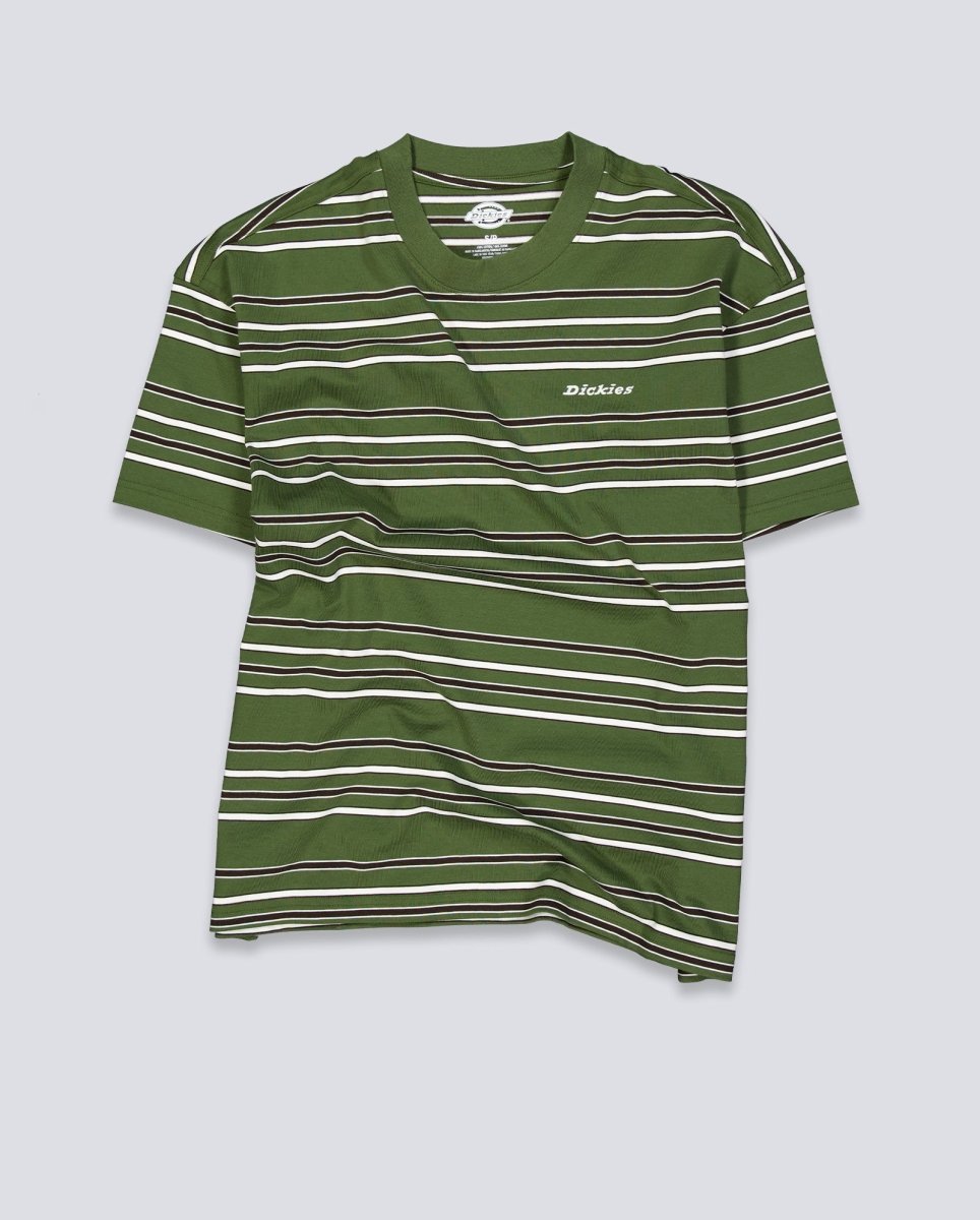 Camiseta Dickies East Liberty Stripe Verde Unisex