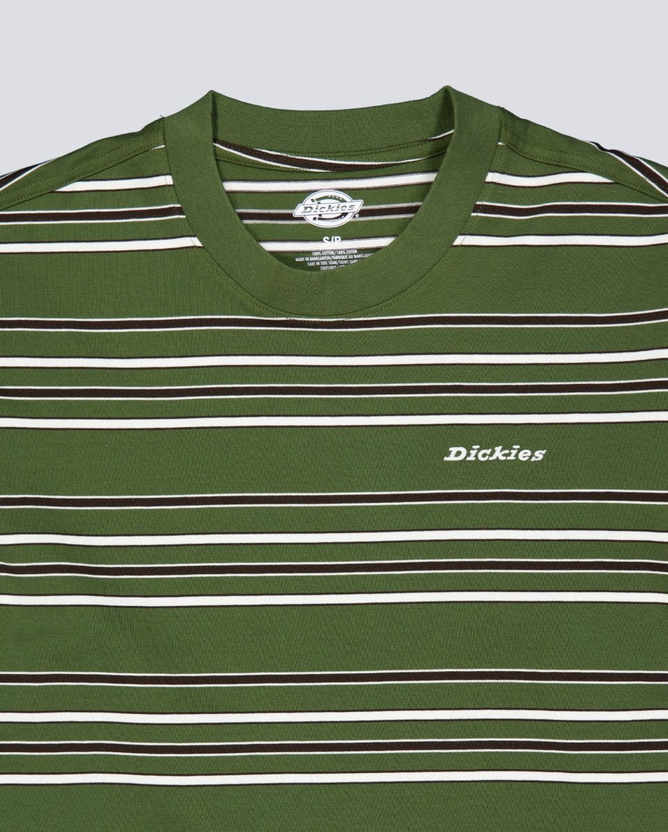 Camiseta Dickies East Liberty Stripe Verde Unisex