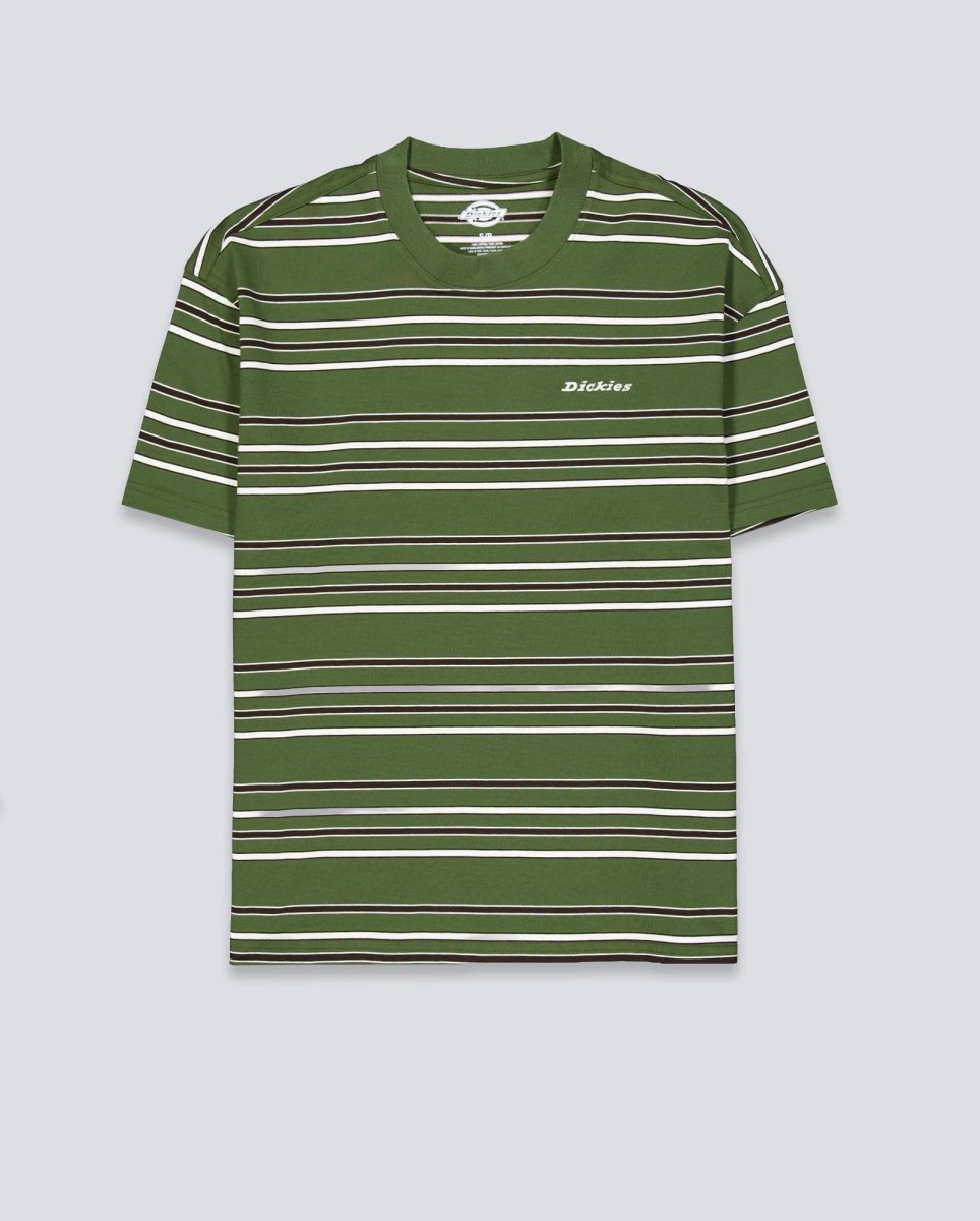 Camiseta Dickies East Liberty Stripe Verde Unisex