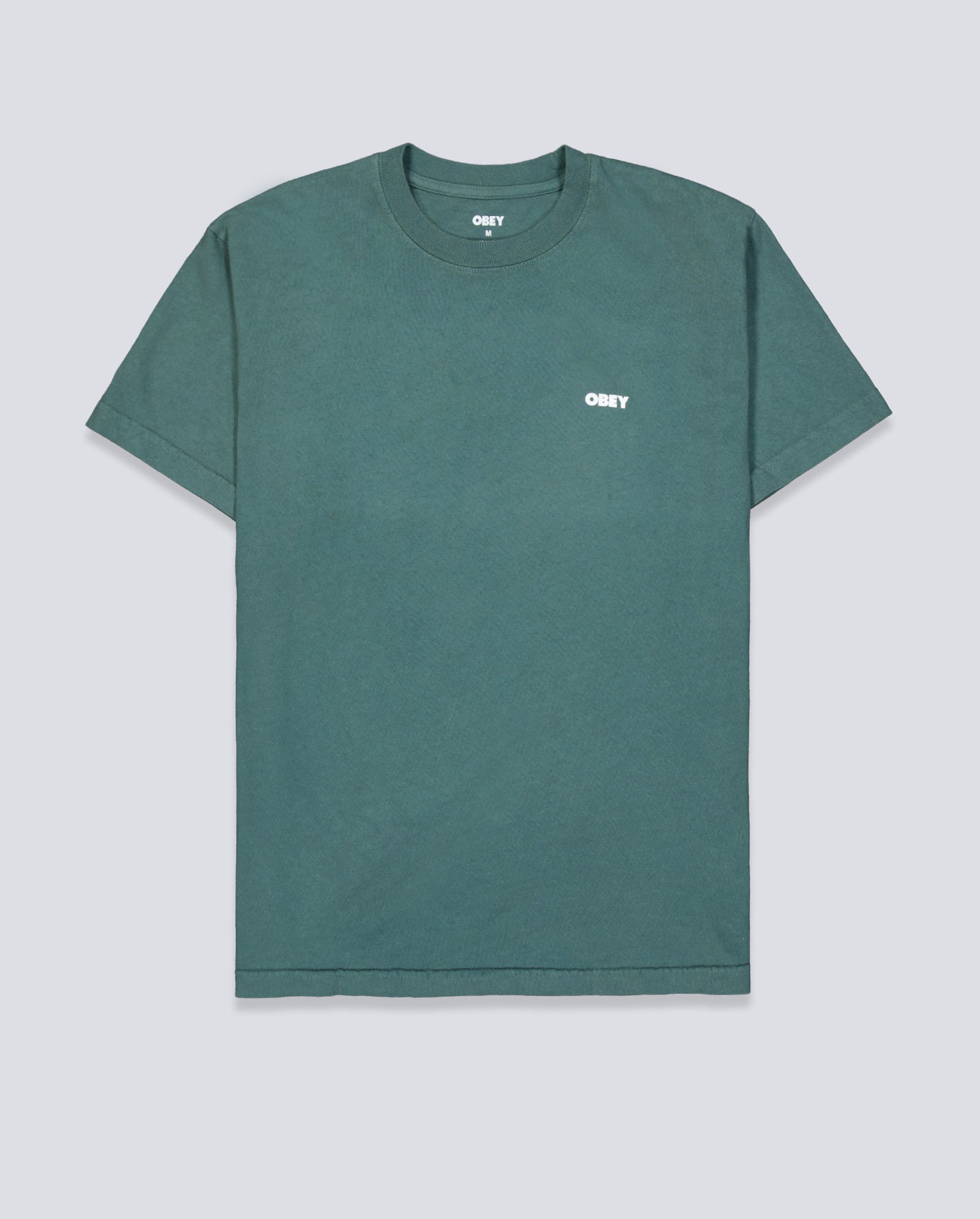 Camiseta Obey Bold Icon Face Pigment Verde Hombre