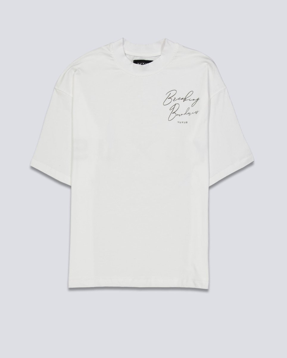 Camiseta Yuxus Hammer Azure Blanco Unisex