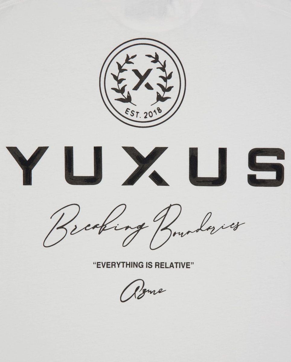 Camiseta Yuxus Hammer Azure Blanco Unisex