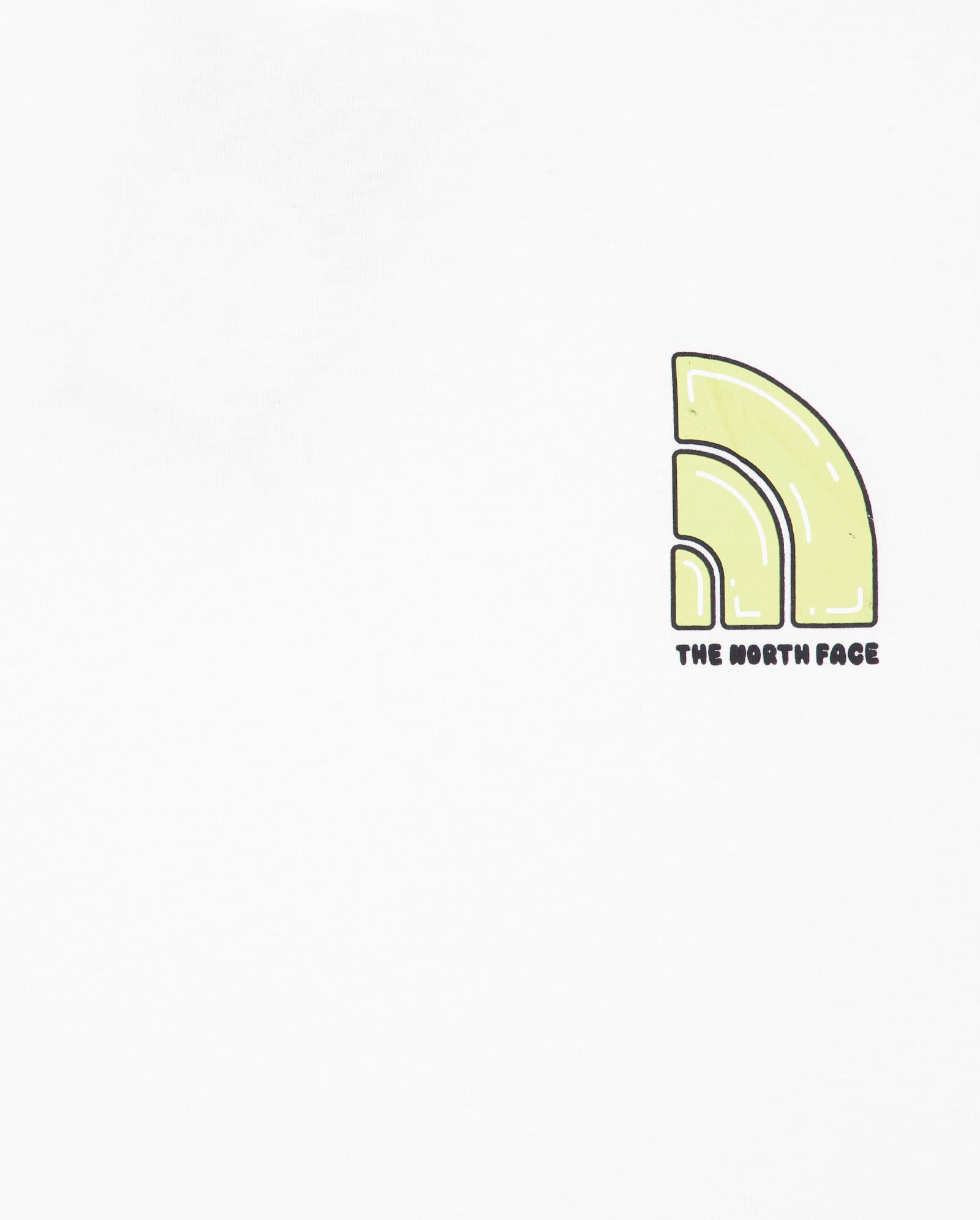 Camiseta The North Face Bubble Logo Blanco Unisex