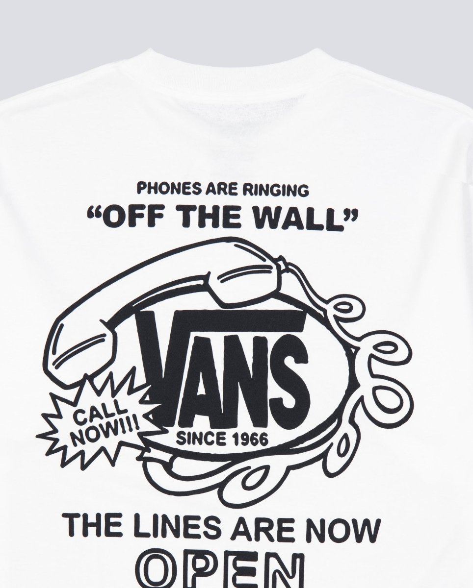 Camiseta Vans Hot Lines SS Tee Blanco Unisex