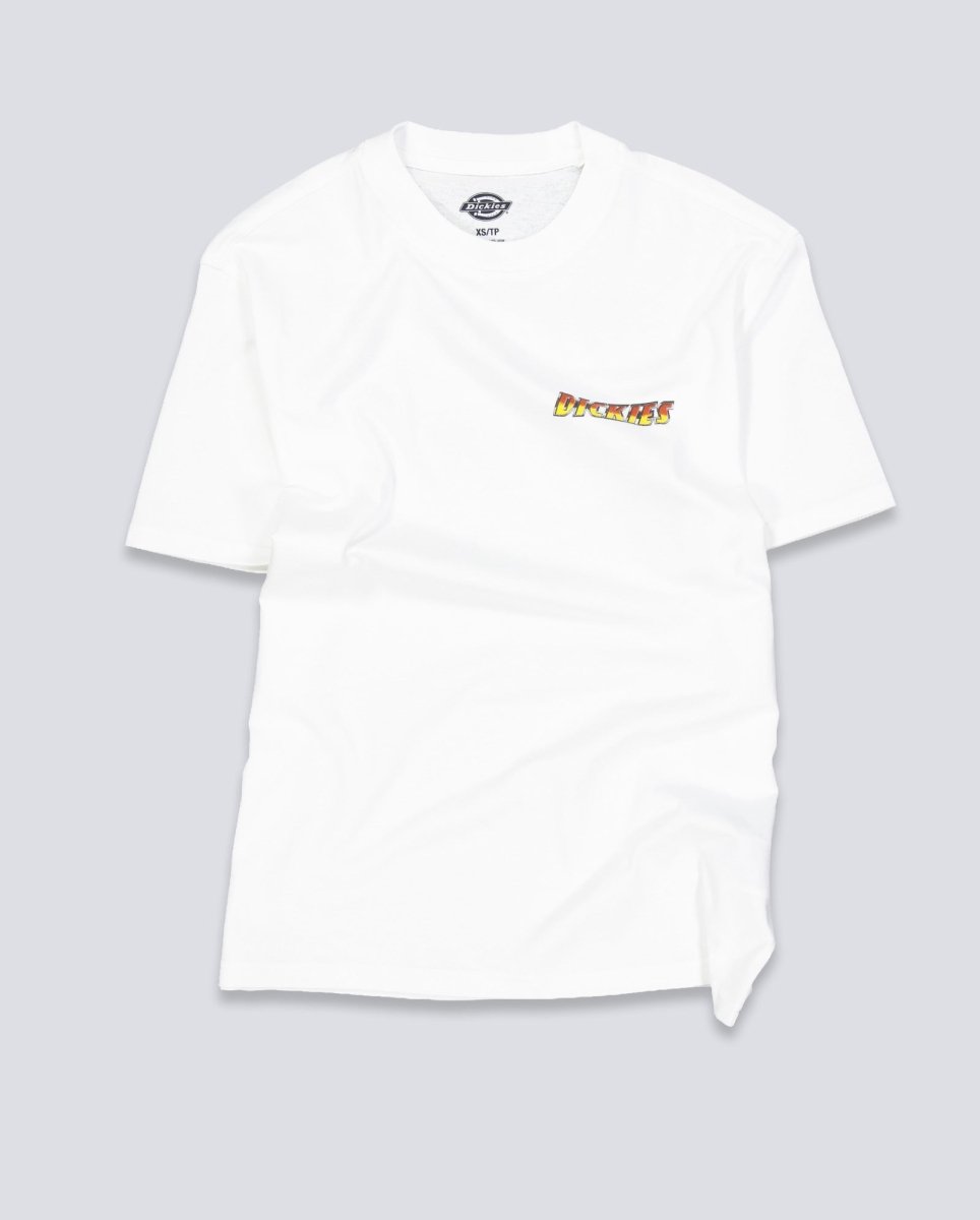 Camiseta Dickies Nashport Pit Crew Blanco Unisex