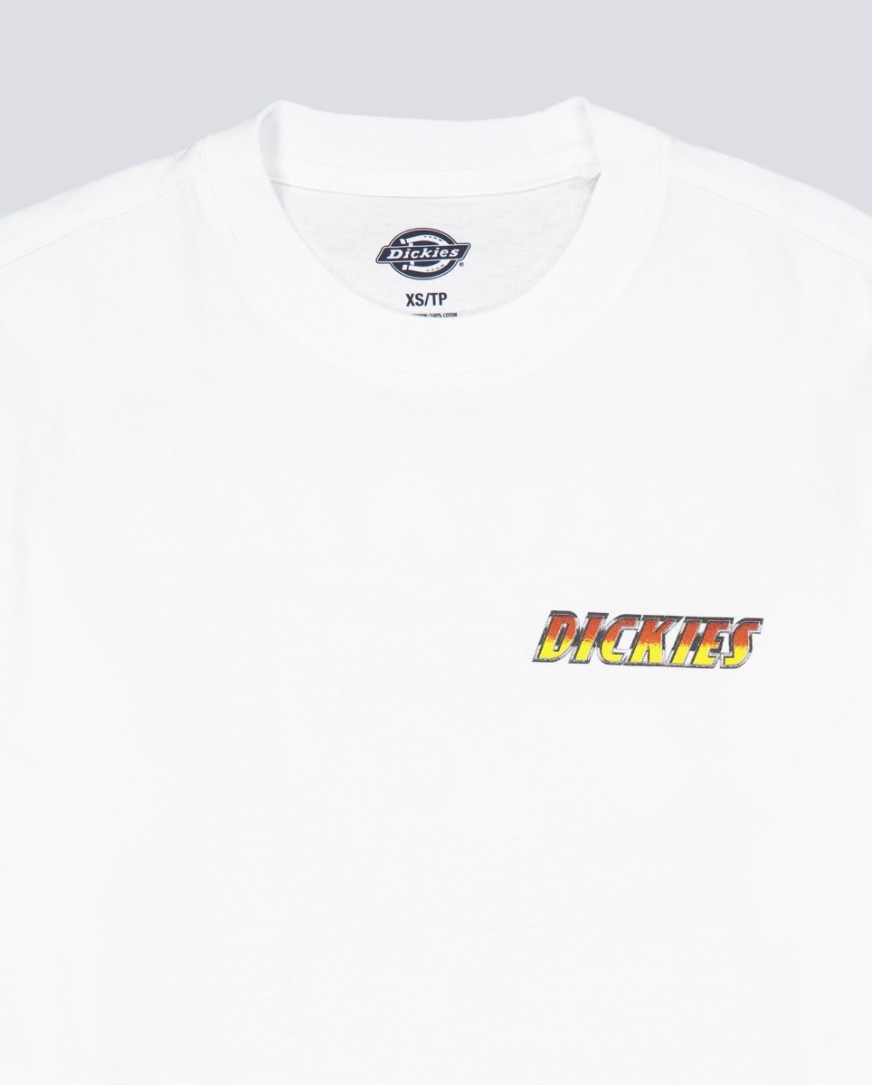 Camiseta Dickies Nashport Pit Crew Blanco Unisex