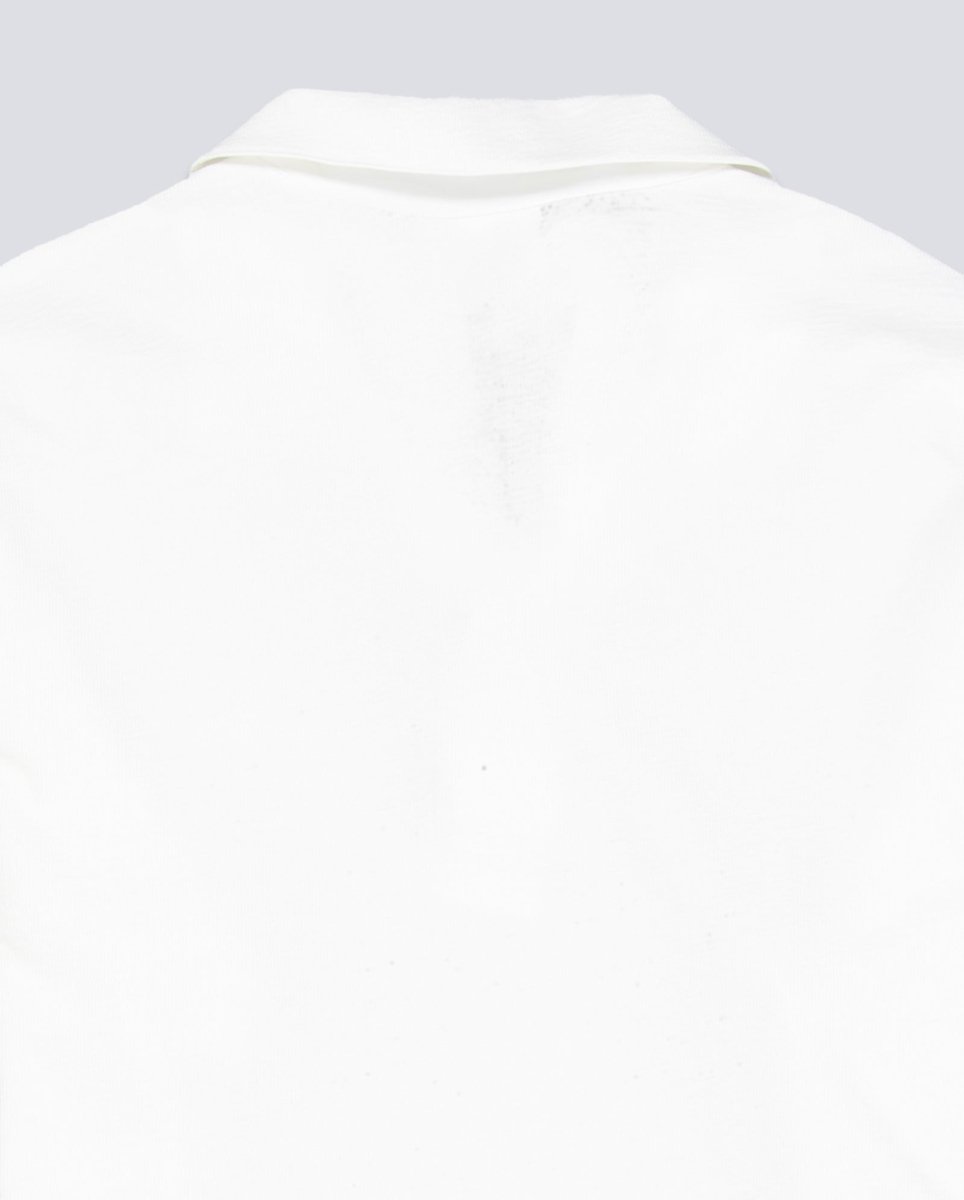 Polo Lacoste Manga Corta Blanco Hombre