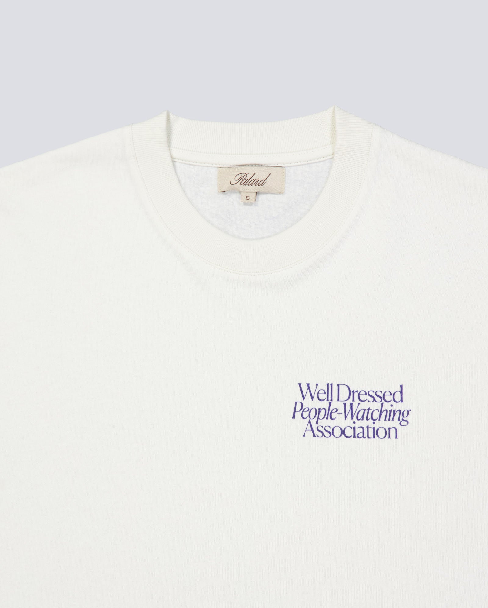 Camiseta Legit x Palard "People Watching" Blanca Unisex