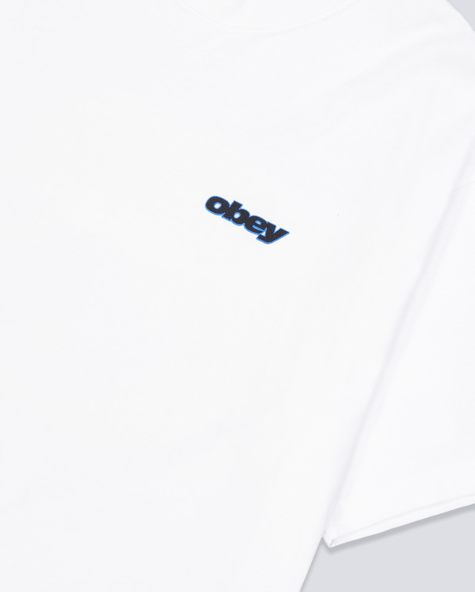Camiseta Obey Lips Blanco Hombre