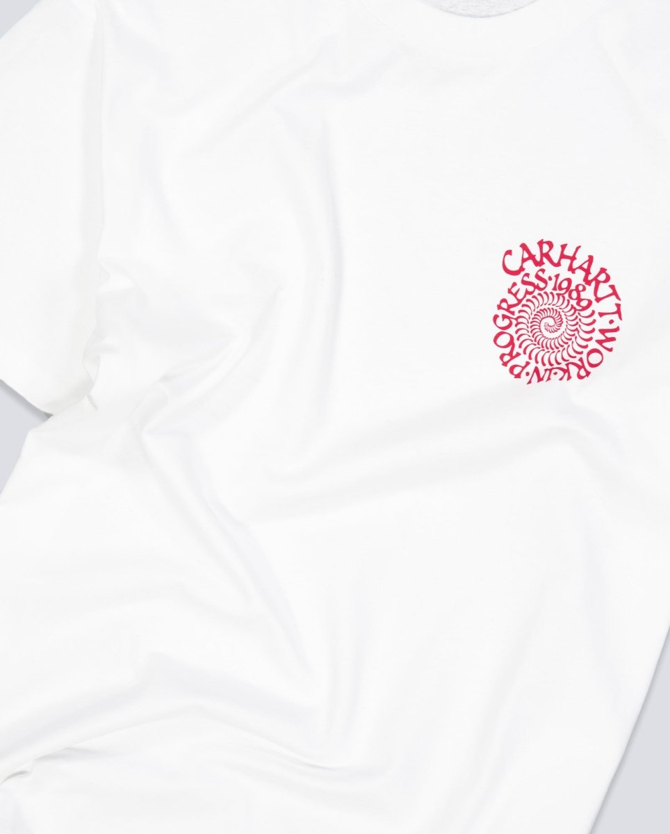 Camiseta Carhart Wip Spirals T-Shirt Blanco Unisex