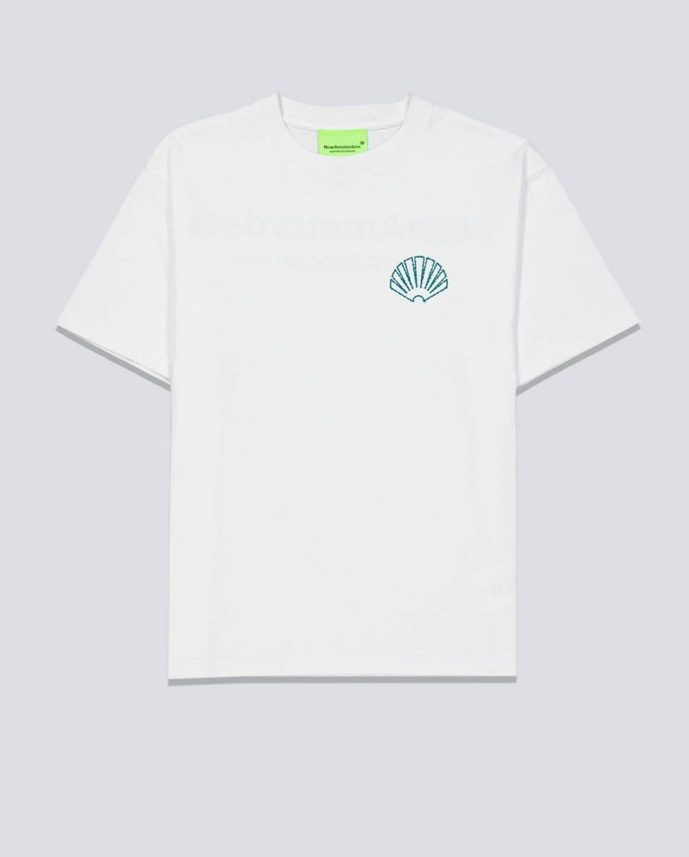 Camiseta New Amsterdam Surf Association Logo Tee Blanco Unisex