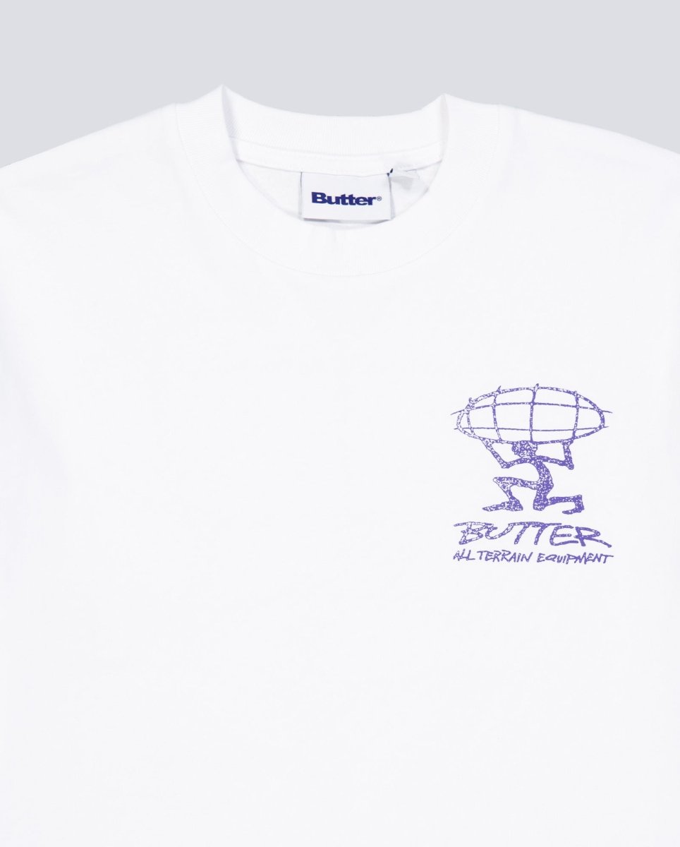 Camiseta Butter Goods Terrain Blanca Unisex