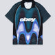 Camiseta Obey Blurred Soccer Jersey Azul Hombre