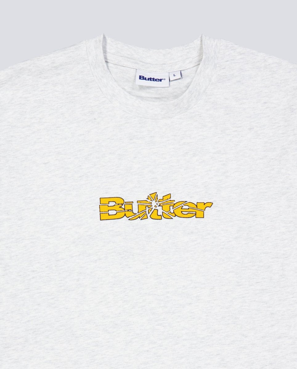 Camiseta Butter Goods Smasehd Logo Gris Unisex
