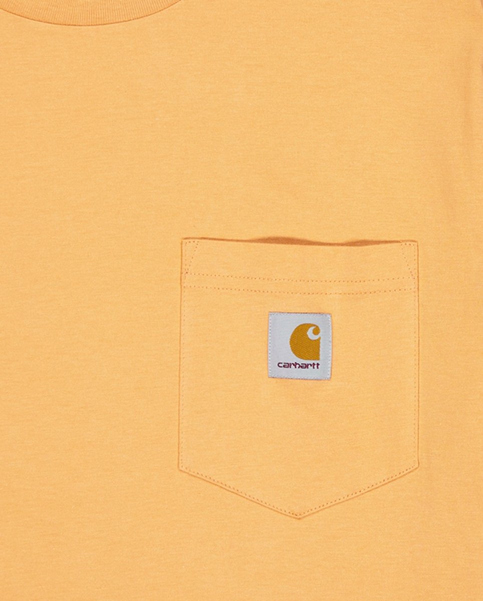 Camiseta Carhart Wip Pocket Naranja Unisex