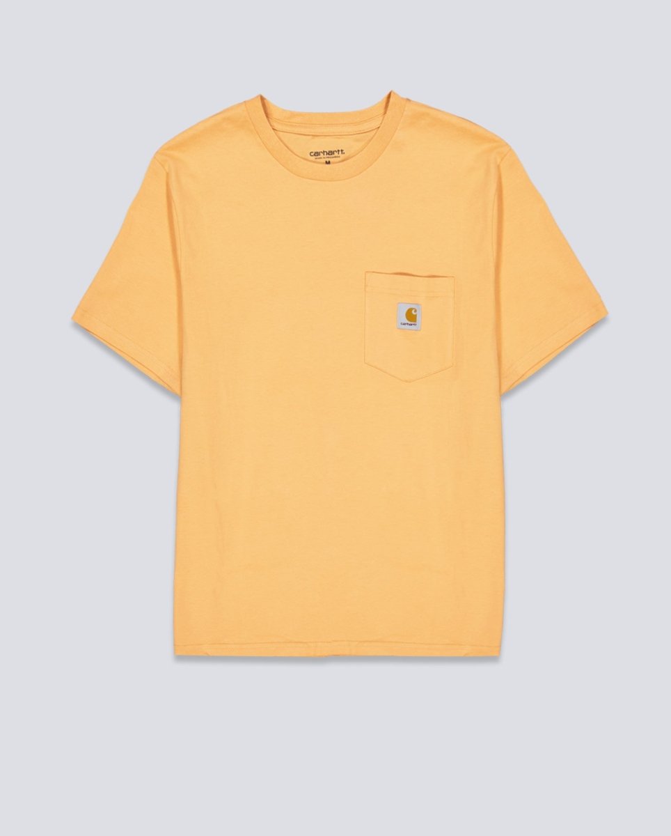 Camiseta Carhart Wip Pocket Naranja Unisex