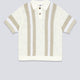 Polo Obey Seth Blanco Y Beige Hombre