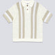 Polo Obey Seth Blanco Y Beige Hombre