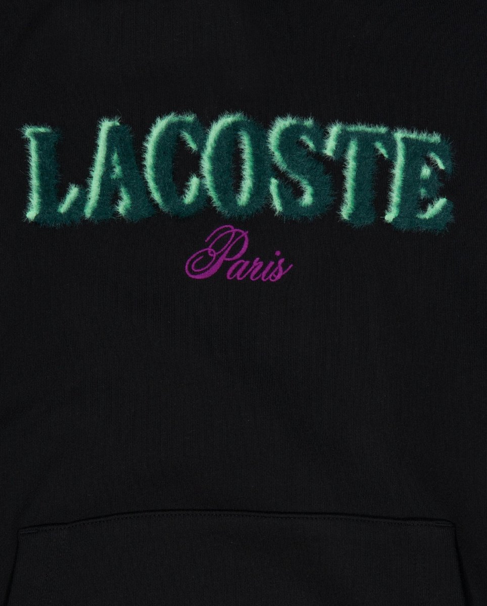 Sudadera Lacoste Oversized Negro Unisex