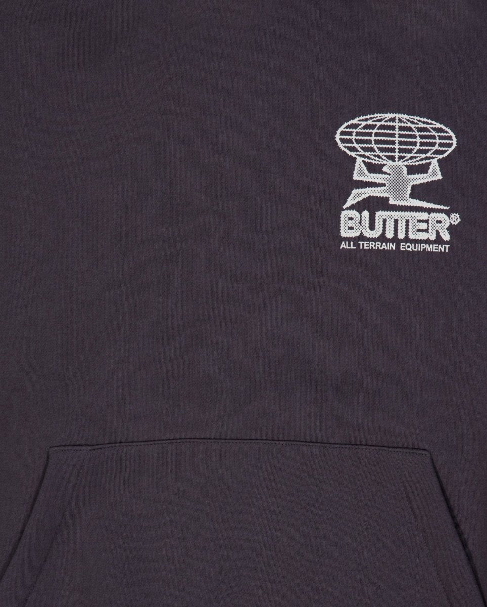 Sudadera Butter Goods Terrain Negra Unisex