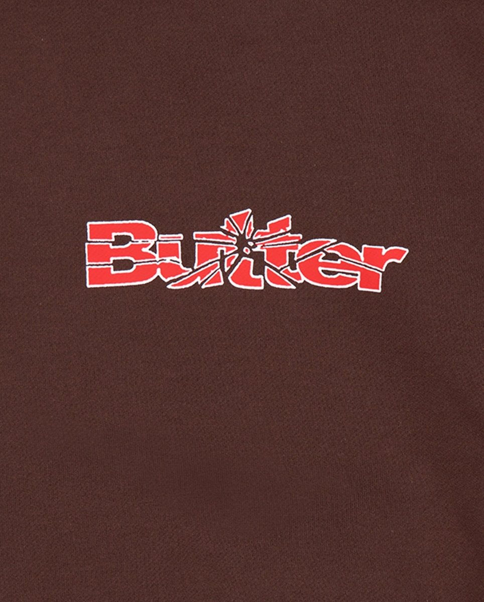 Sudadera Butter Goods Smashed Logo Marrón Unisex