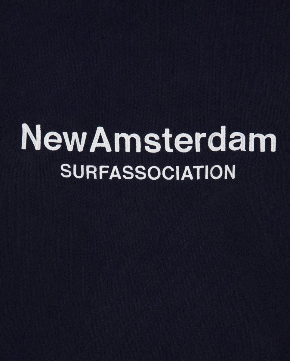 Sudadera New Amsterdam Surf Association Logo Crewneck Azul Unisex