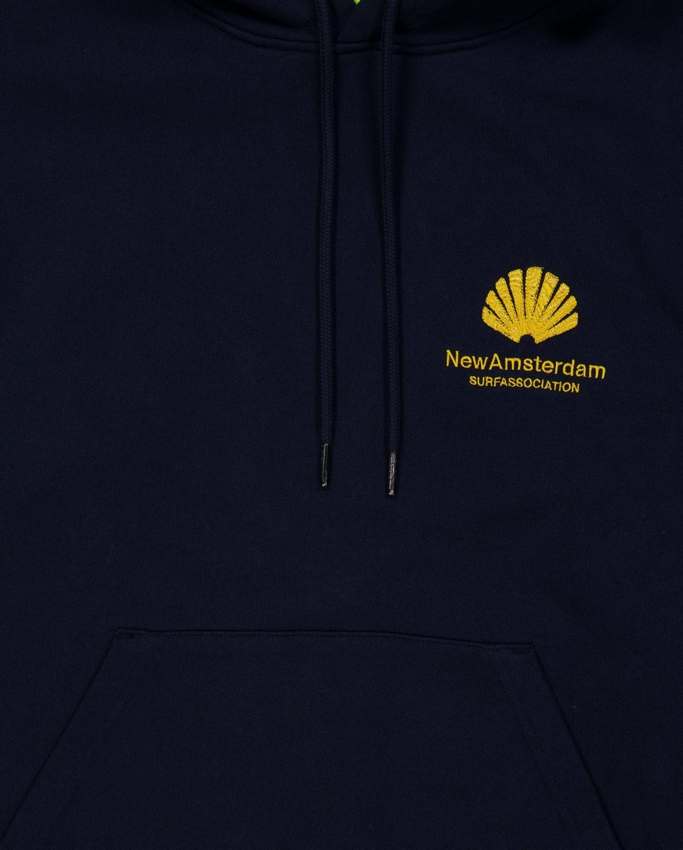 Sudadera New Amsterdam Surf Association Logo Hoodie Azul Unisex