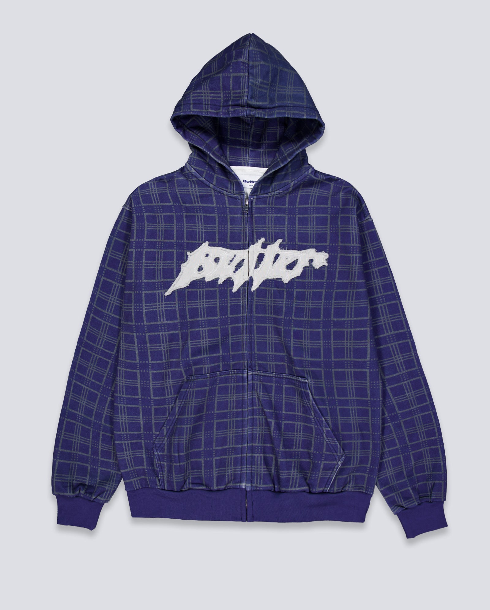Chaqueta Butter Goods Amplify Zip-Thru Gris Unisex