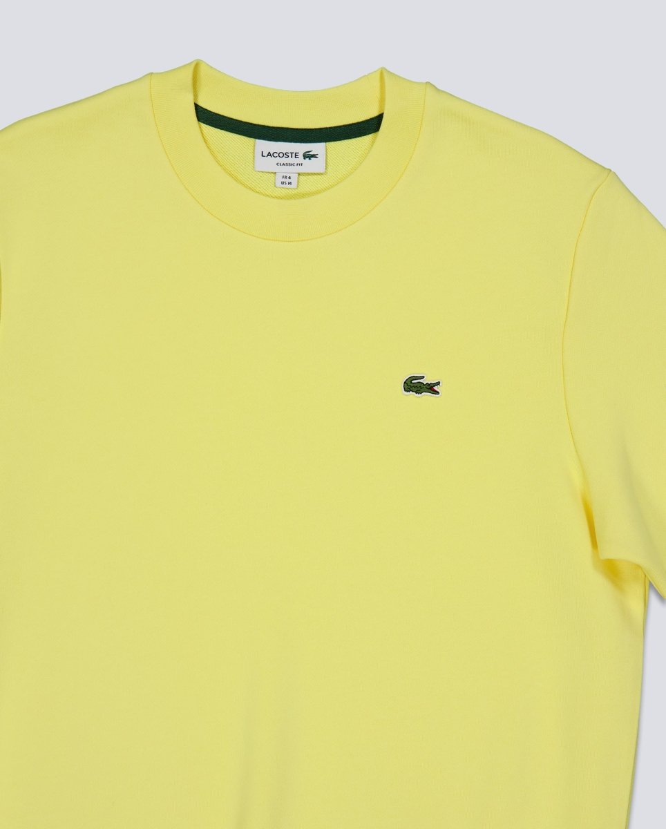 Sudadera Lacoste de Felpa Amarillo Unisex