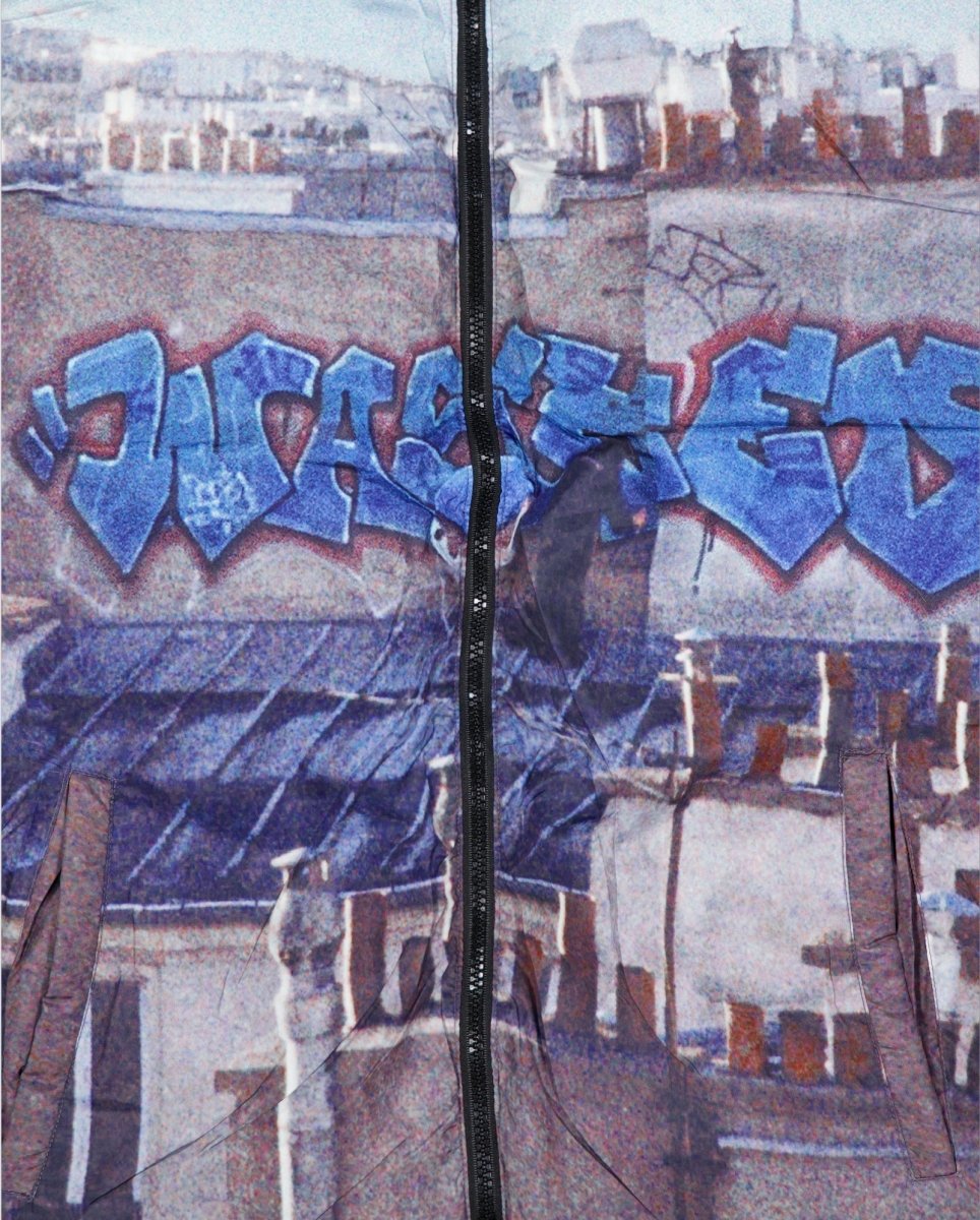 Chaqueta de Plumas Wasted Paris Elevation Negra Reversible Unisex