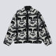 Chaqueta Polar Obey Repeated Icon Sherpa Negro Unisex