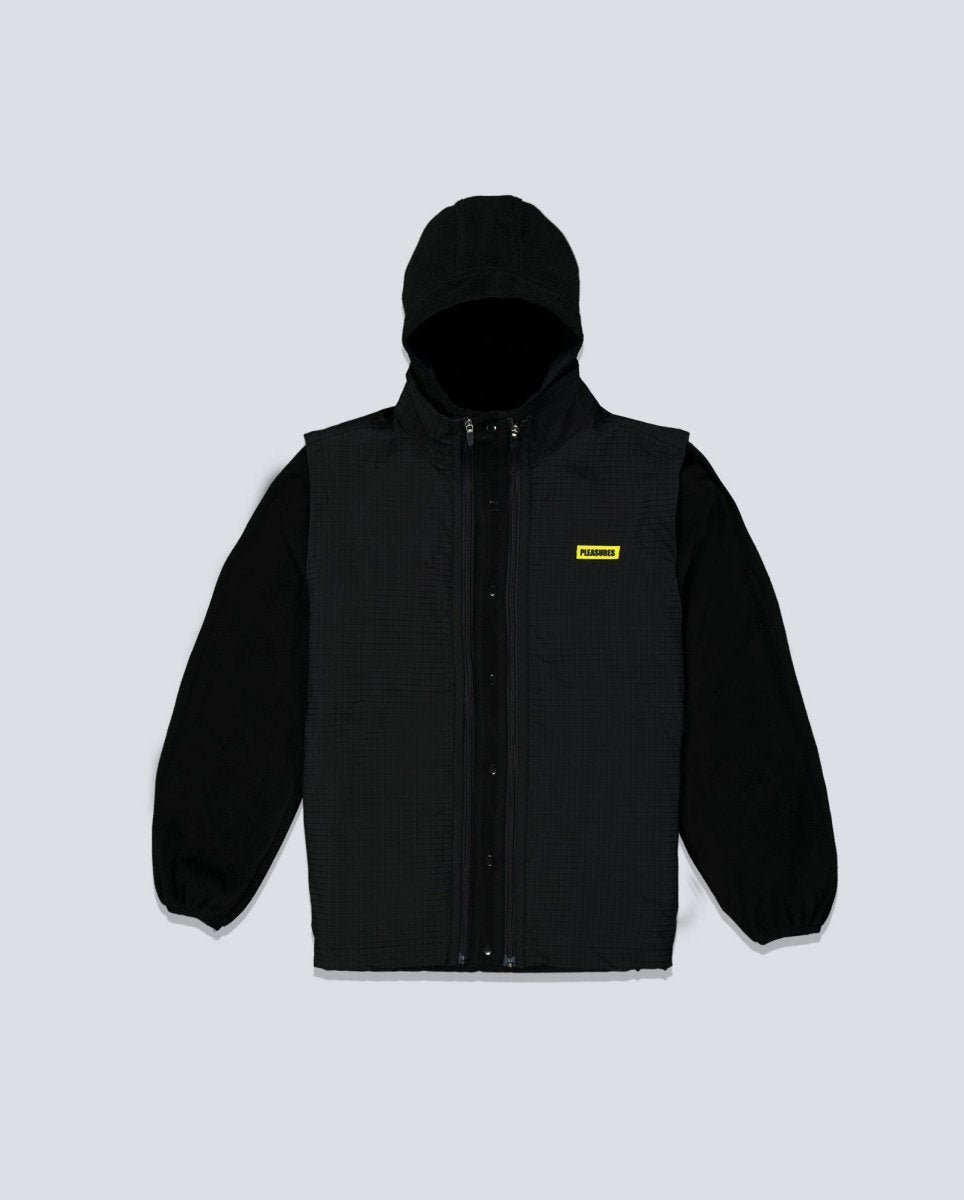 Chaqueta Pleasures Overture Convertible Jacket Negro Unisex
