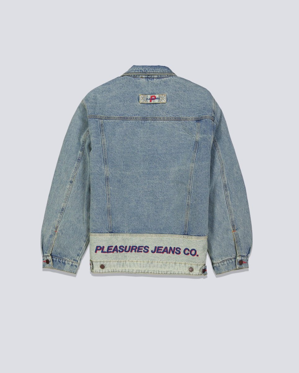 Chaqueta Pleasures Park Insulated Denim Azul Hombre