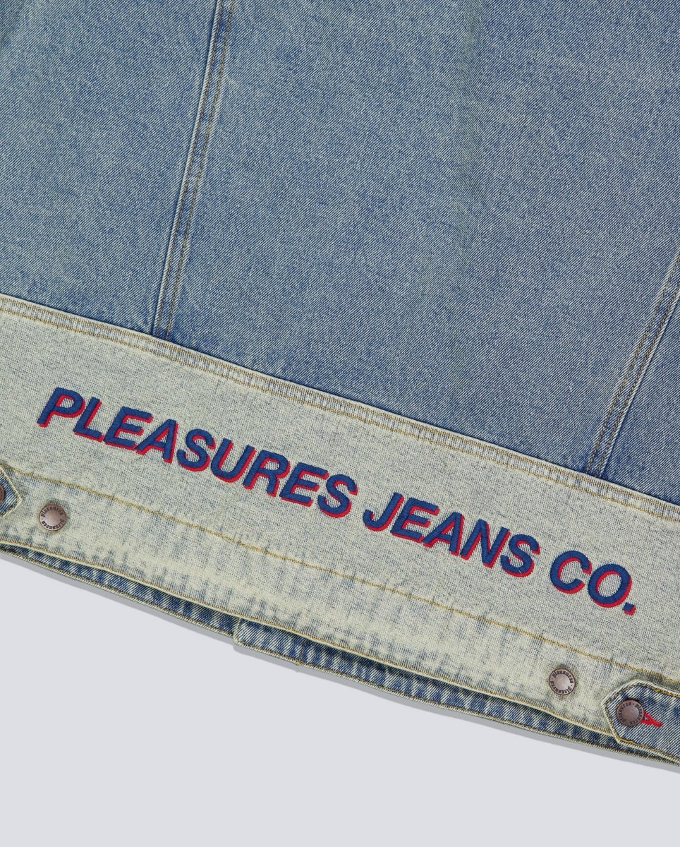 Chaqueta Pleasures Park Insulated Denim Azul Hombre