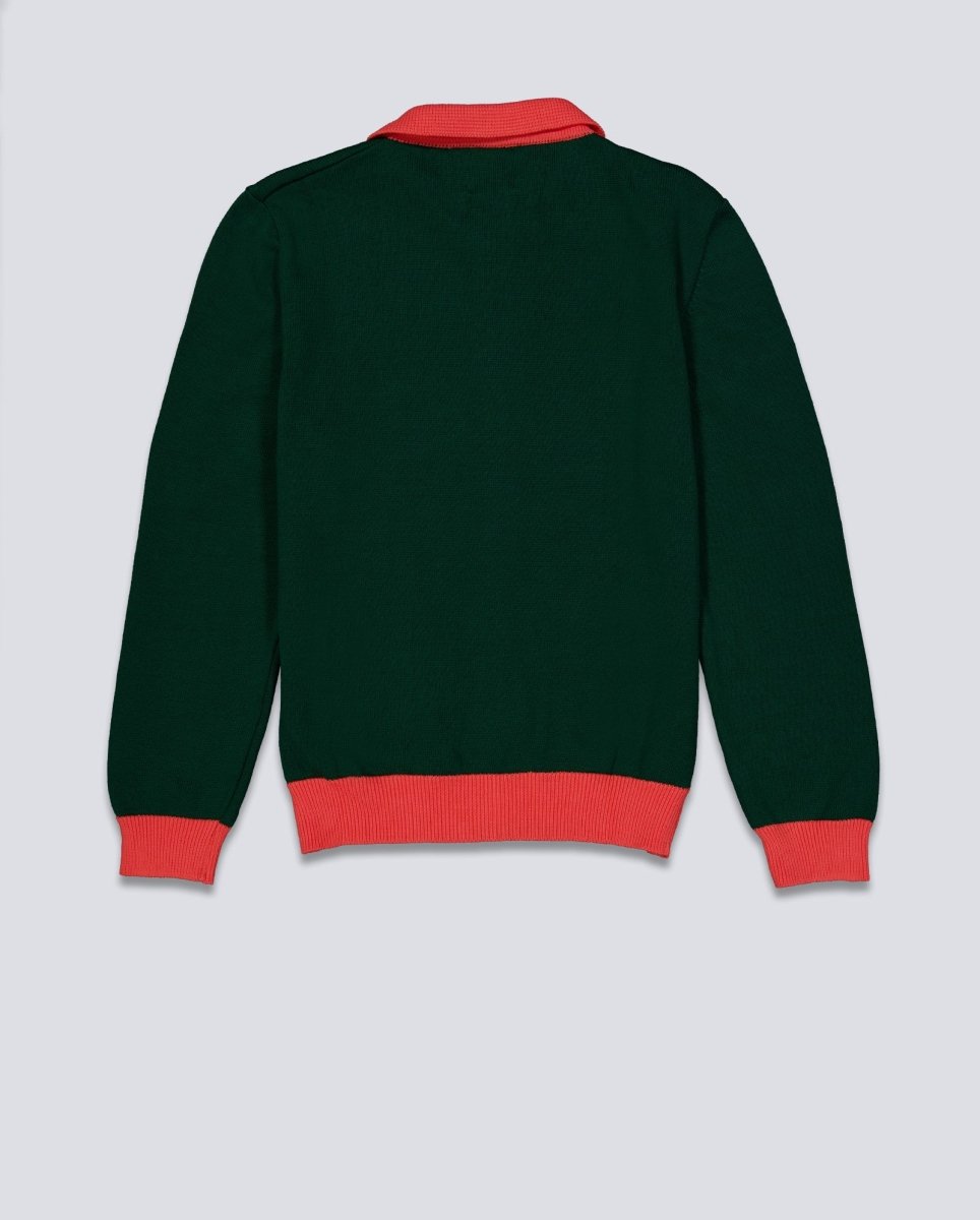 Cardigan We Are Not Friends Verde Unisex