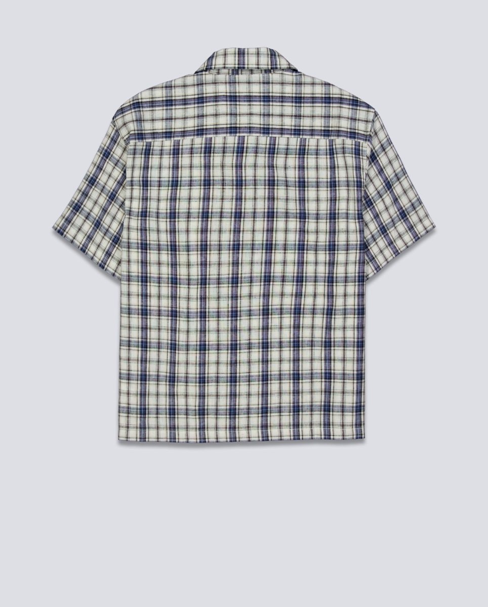 Camisa Dickies Springdale Azul y Verde Unisex