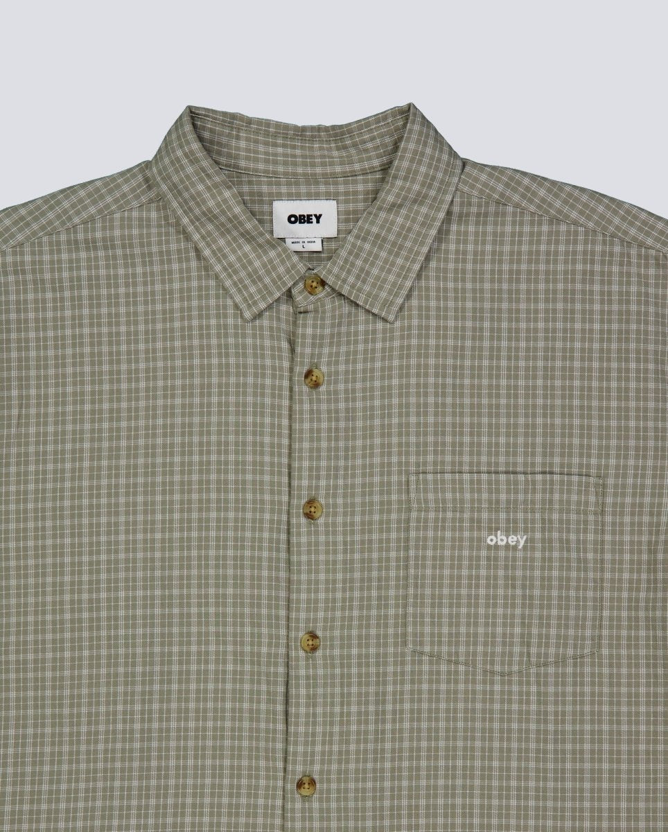 Camisa Obey Dried Sage Caqui Unisex