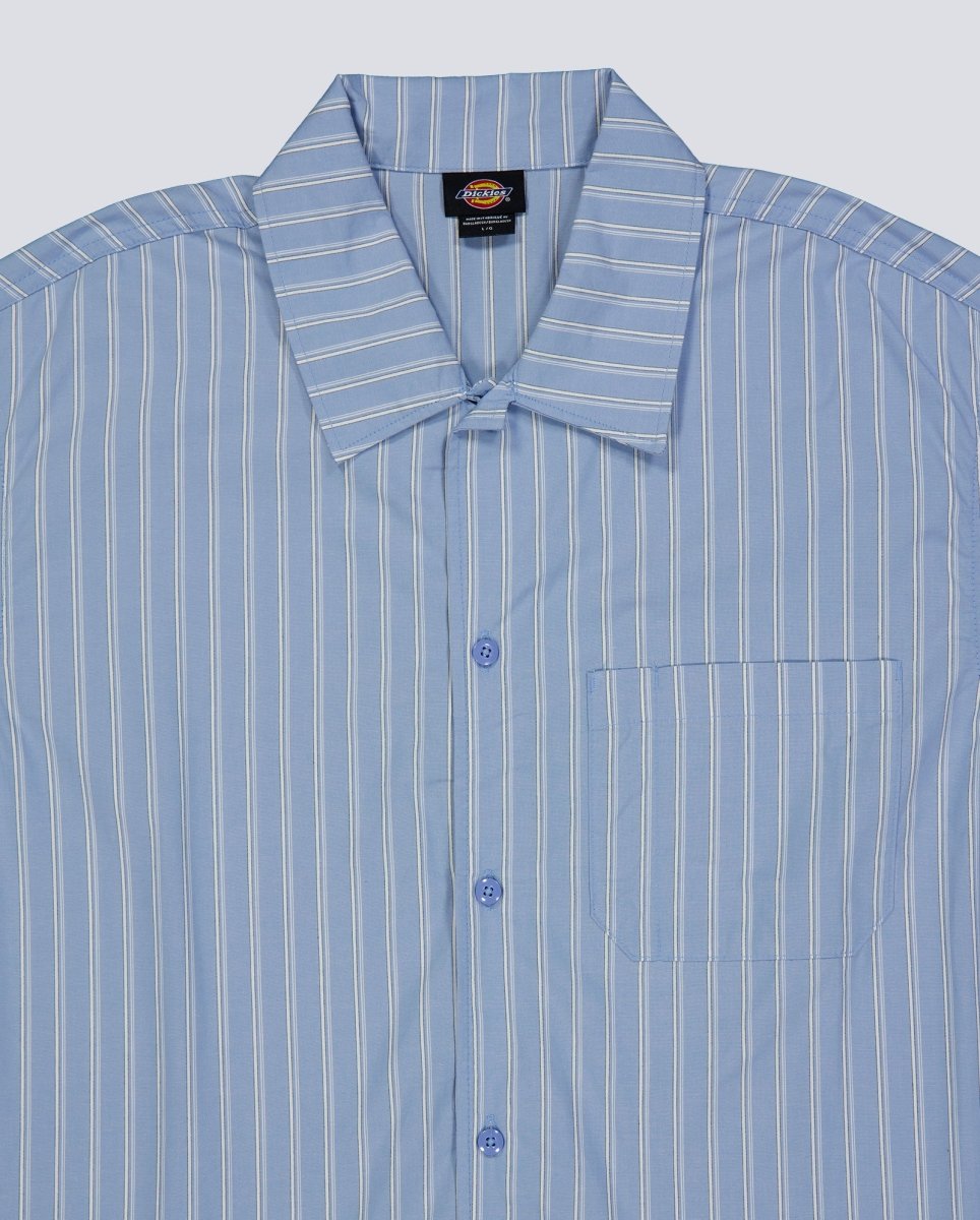 Camisa Dickies Venedocia Stripe Shirt SS Azul Hombre