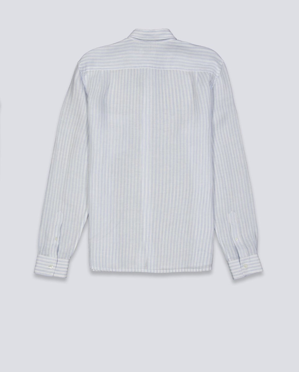 Camisa Lacoste Chemise Casual Manches Azul Hombre