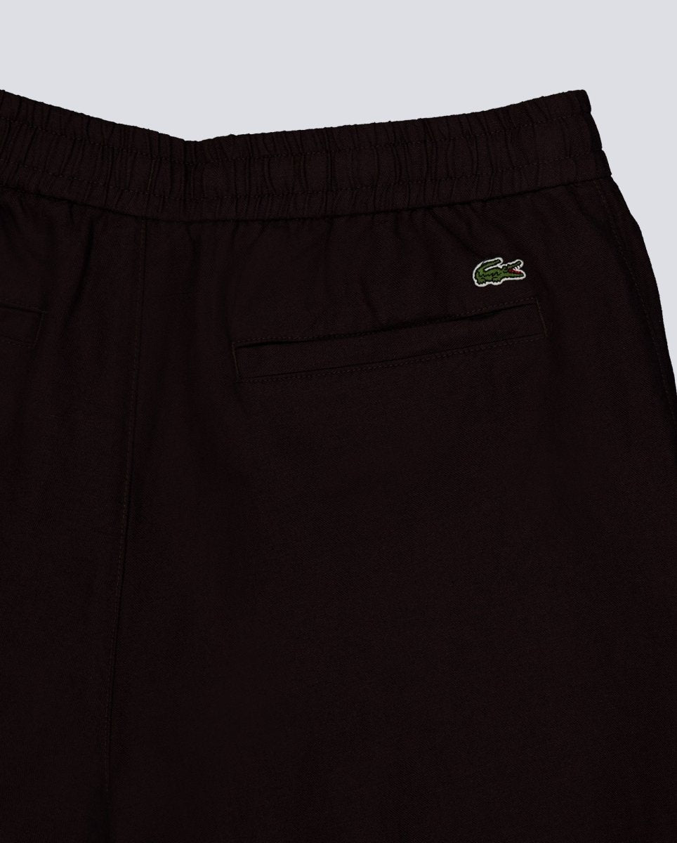 Pantalón corto Lacoste Fit Linen Blend Marrón Hombre