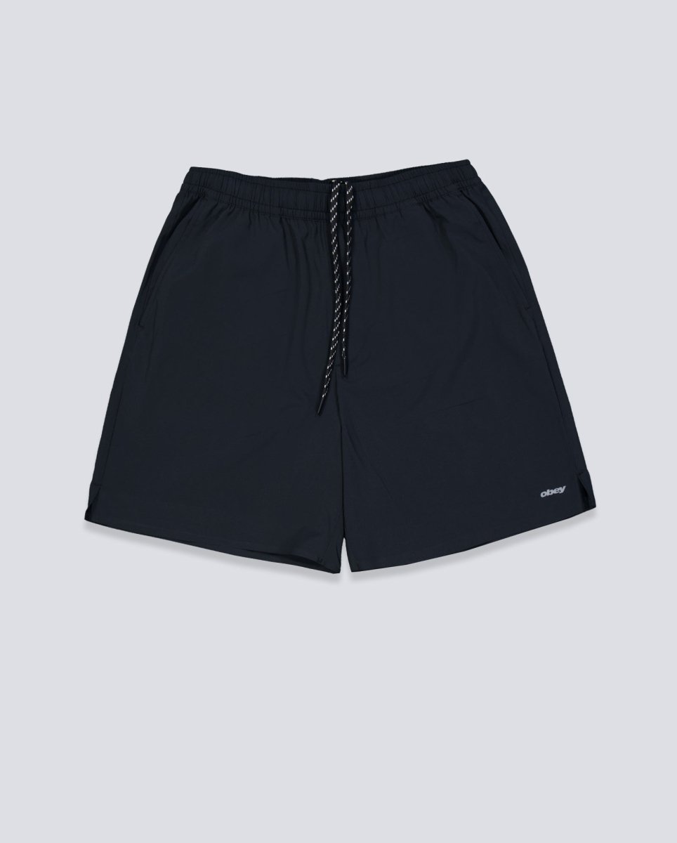 Pantalón Corto Obey Travel Negro Hombre