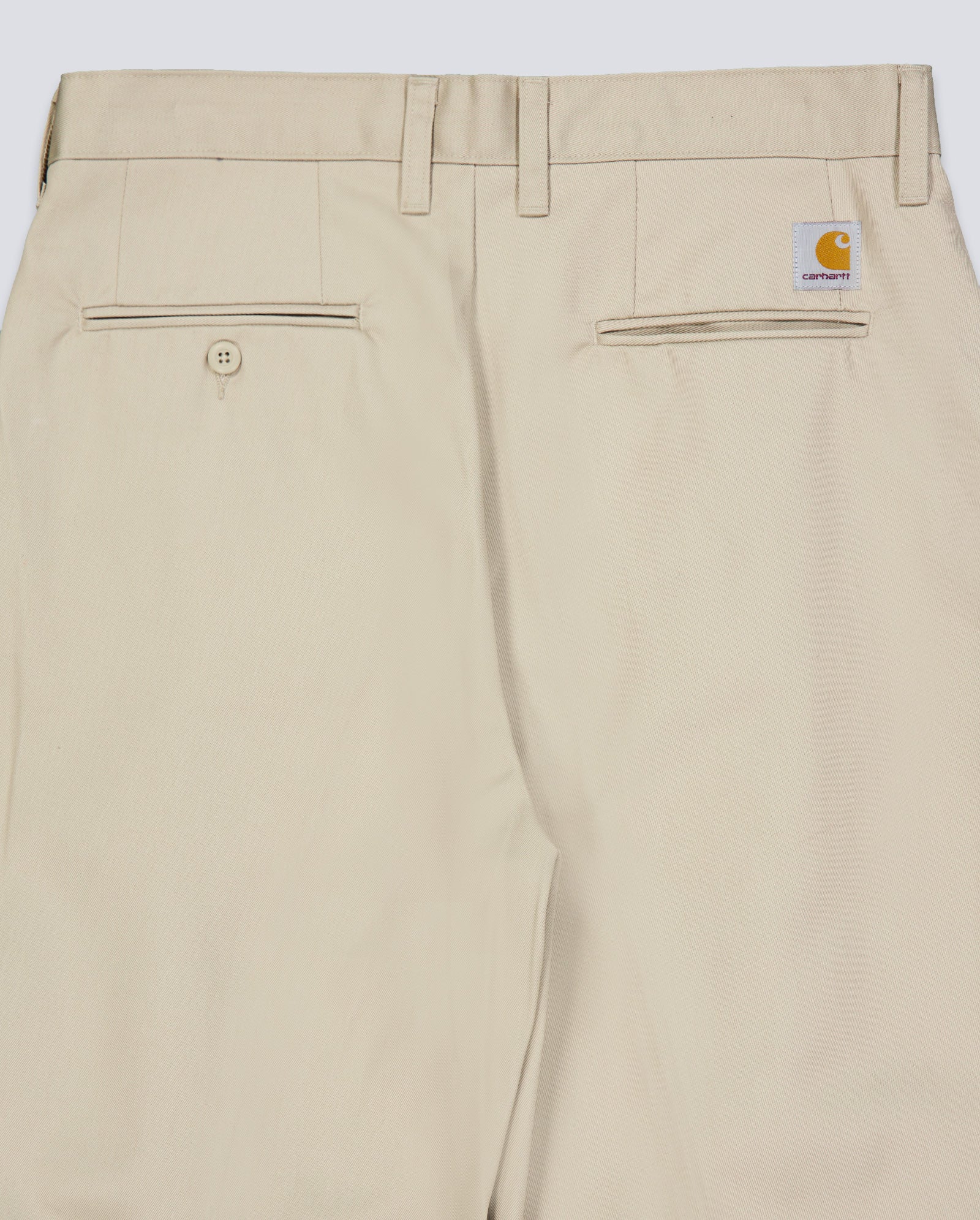 Pantalón Carhartt WIP Evan Pleated Beige Hombre