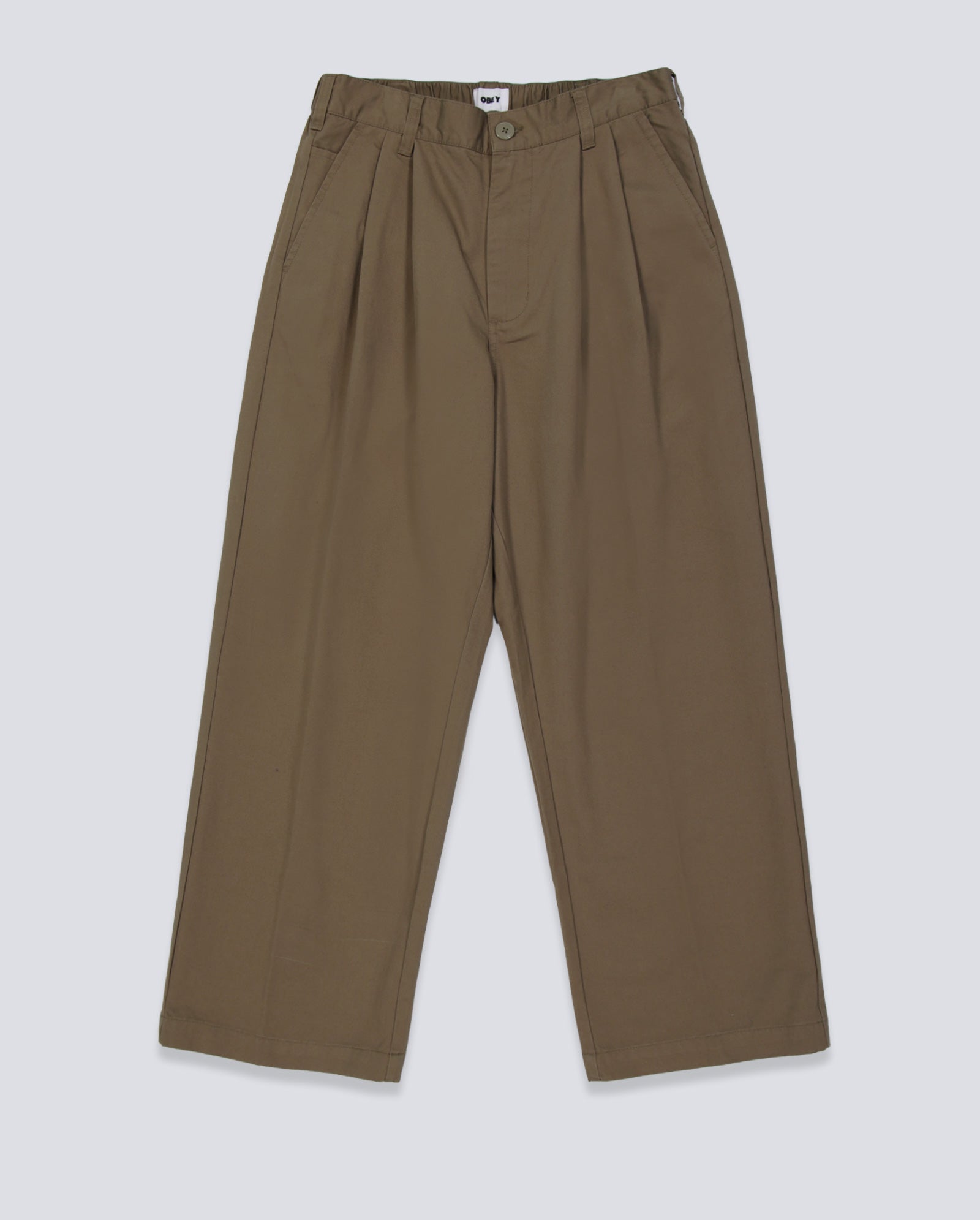 Pantalón Obey Foster Pleated Verde Hombre