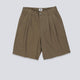 Pantalón Corto Obey Foster Pleated Verde Hombre