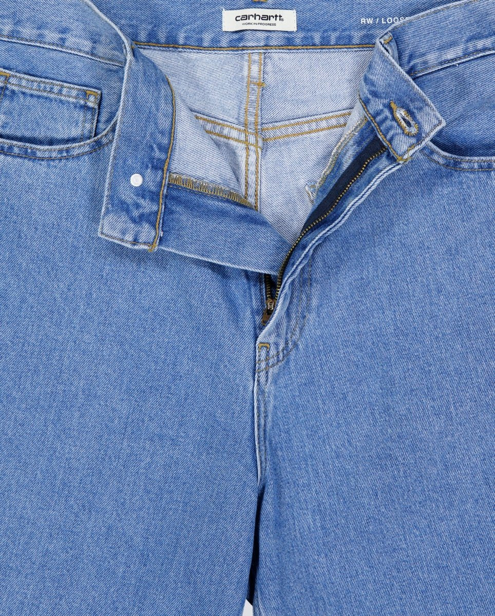 Pantalón Corto Carhartt WIP Brandon Azul Claro Hombre