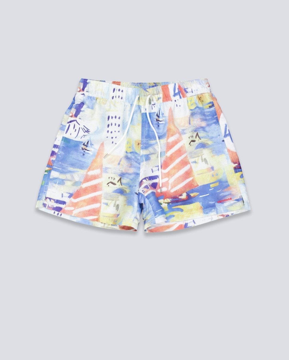 Bañador Edmmond Studios Regata Rojo y Azul Hombre