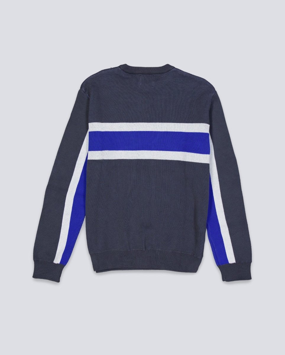 Jersey We Are Not Friends Stripes Gris Y Azul Unisex