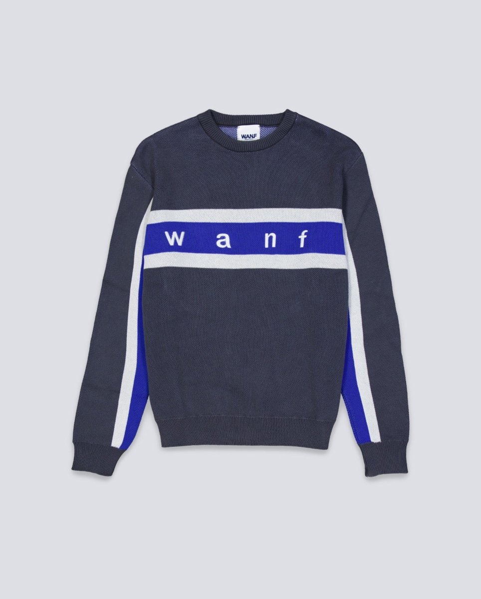 Jersey We Are Not Friends Stripes Gris Y Azul Unisex