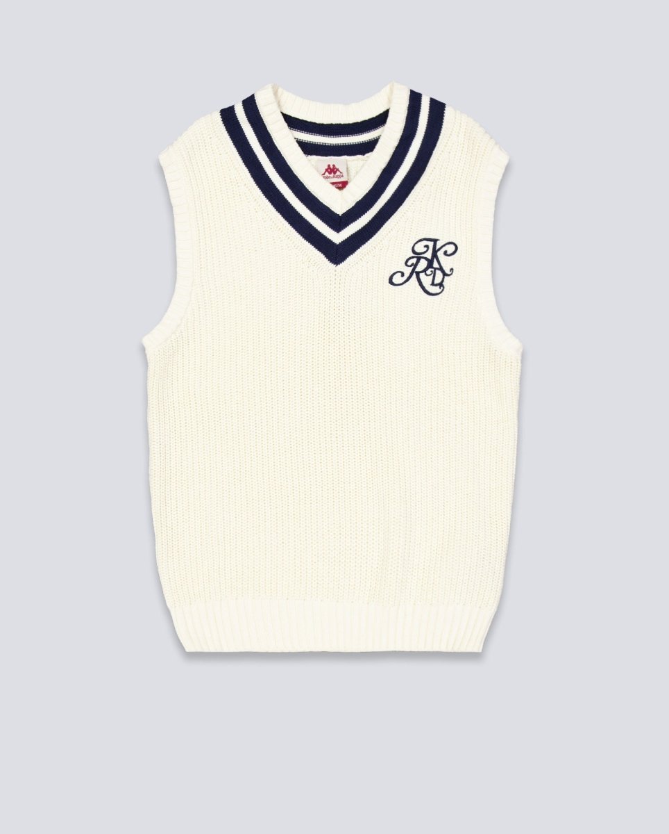 Chaleco Kappa Robe Giovani Atholl Blanco Azul Hombre